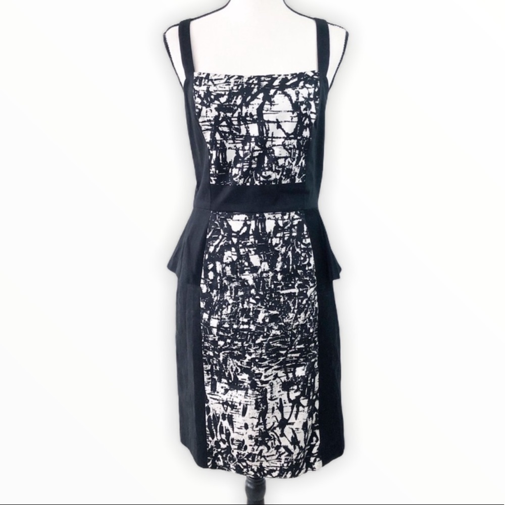 Saks Fifth Black Label Peplum Sheath Dress